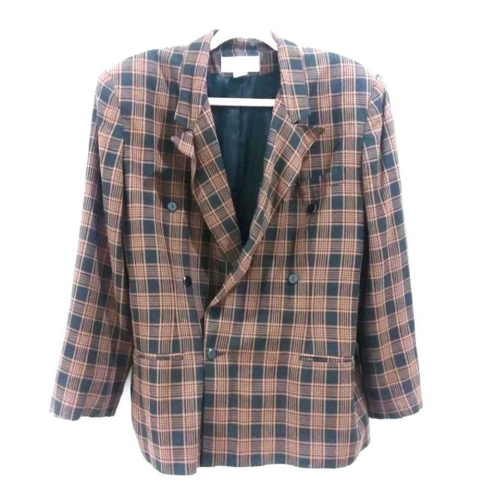 Vintage Michelle Stuart 100 %rayon blazer